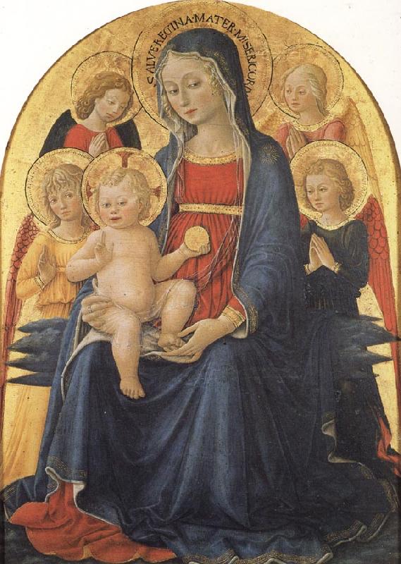 CAPORALI, Bartolomeo Madonna and Child with Angels oil painting image